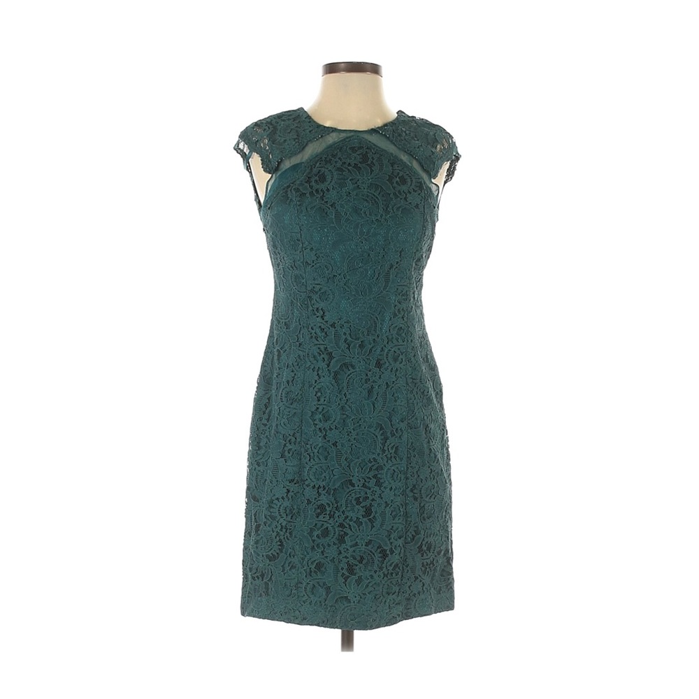 Hunter Green Lace Dress